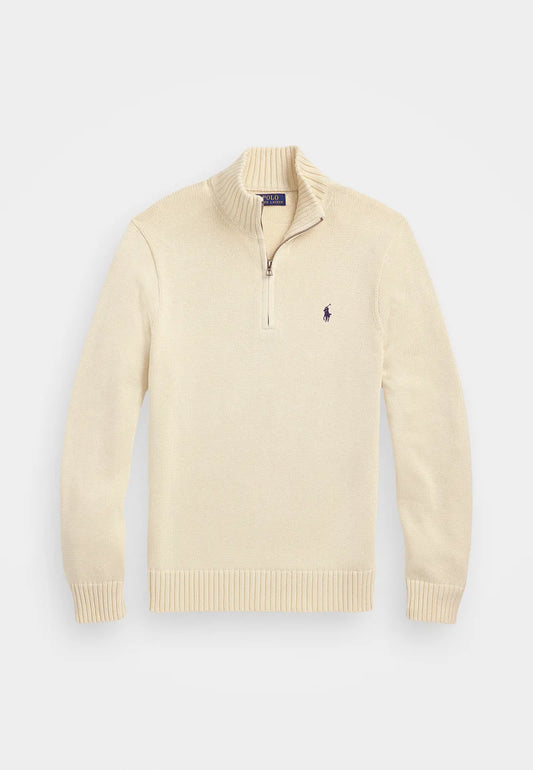 Polo Ralph Lauren Quarter-Zip (Beige)